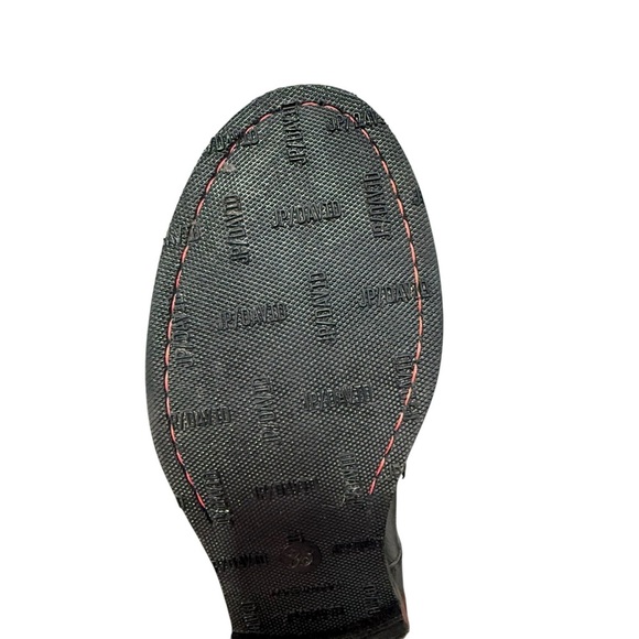 JP David Italy Black Leather Knee-High Boots - Picture 7 of 7